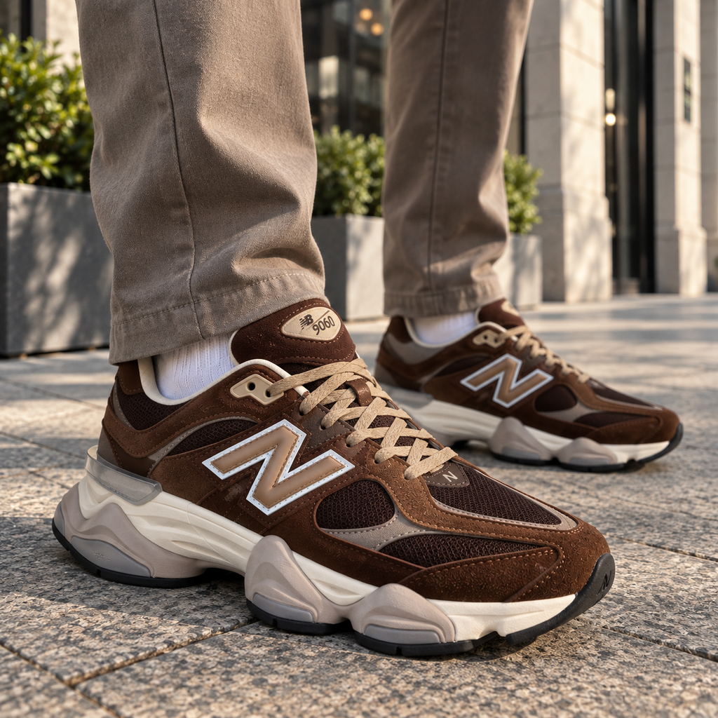 Мъжки маратонки New Balance 9060 – кафяви
