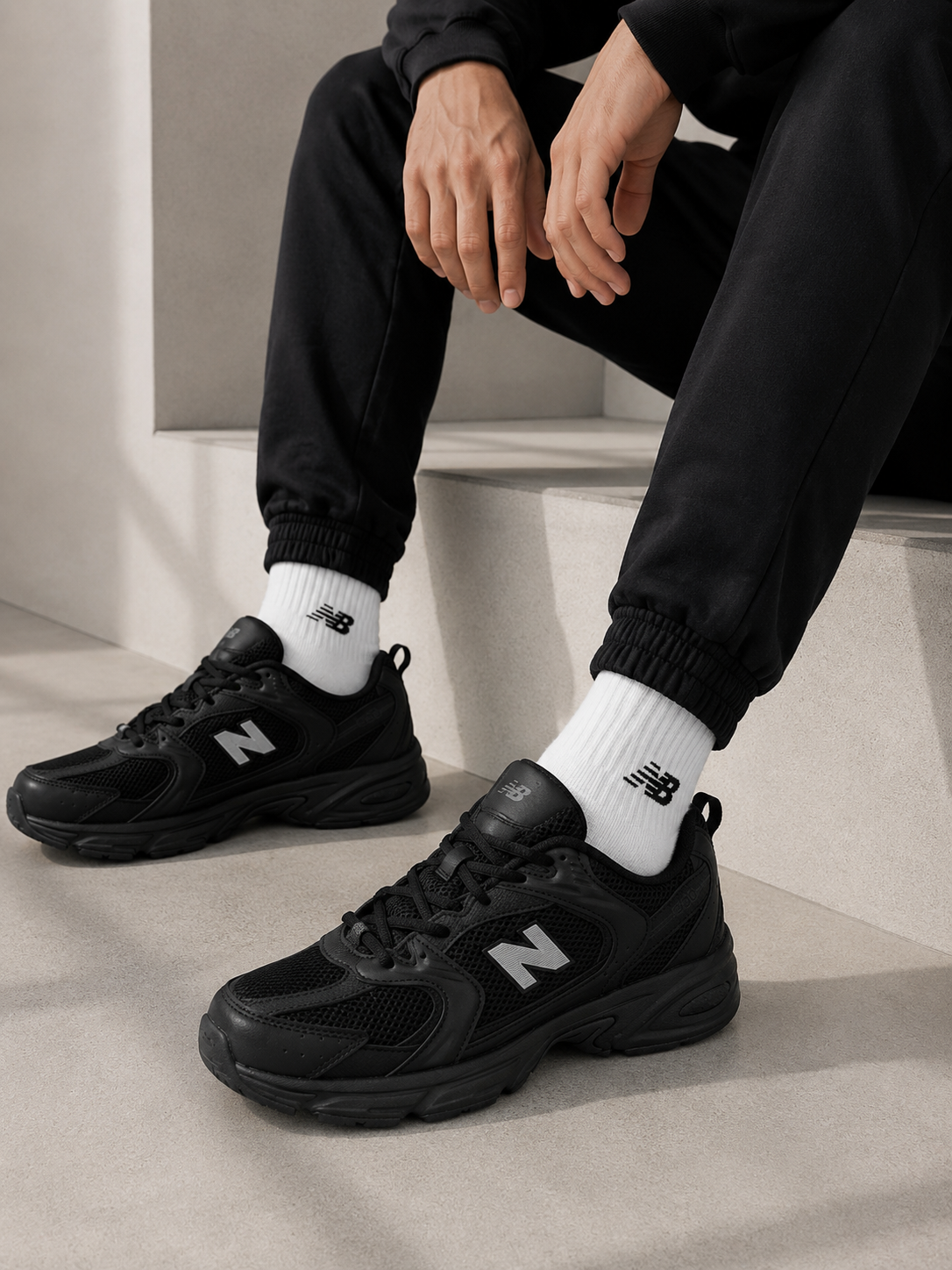 Мъжки маратонки New Balance 530 – черни