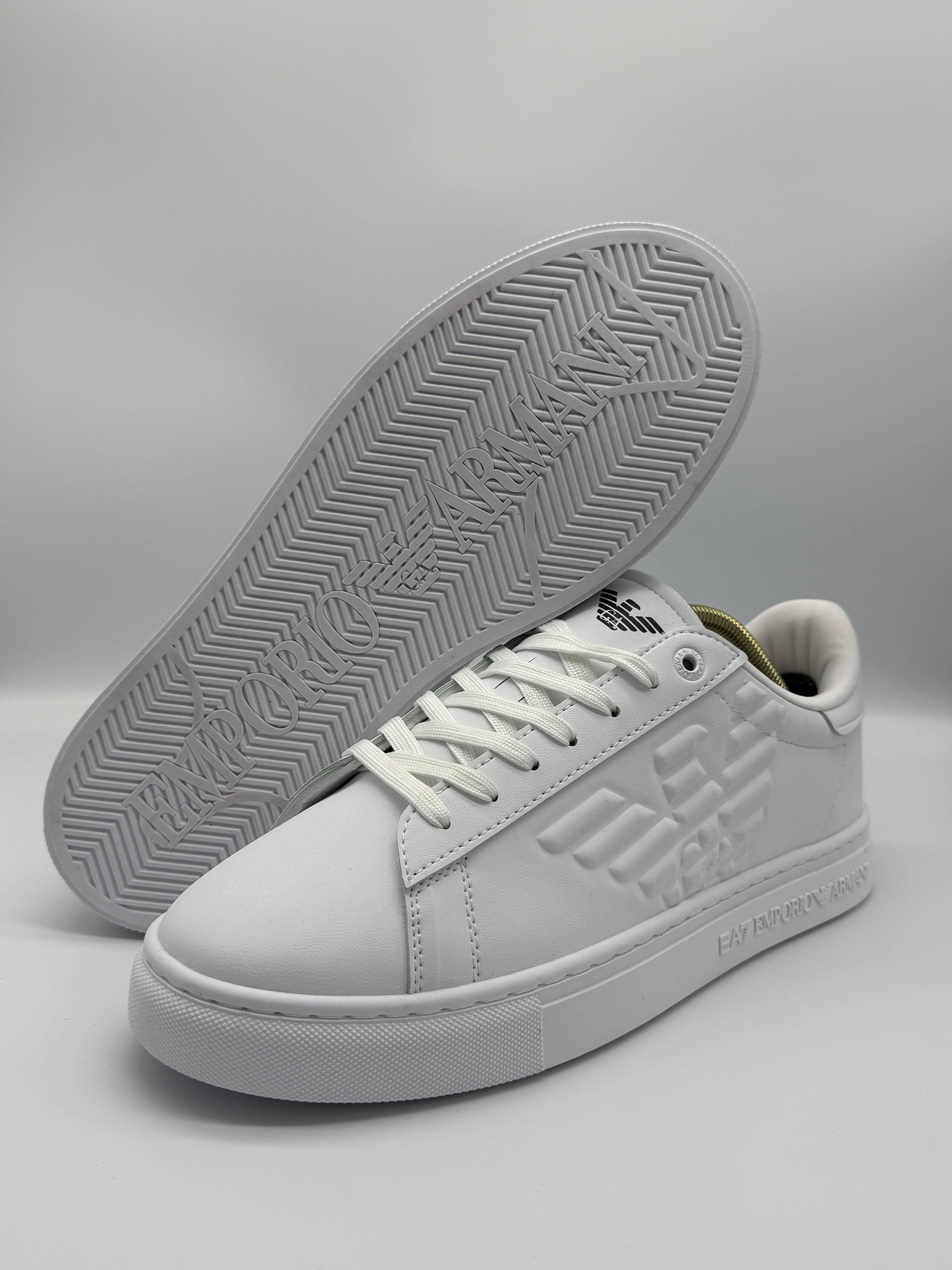 Мъжки маратонки EA7 Emporio Armani – Бели