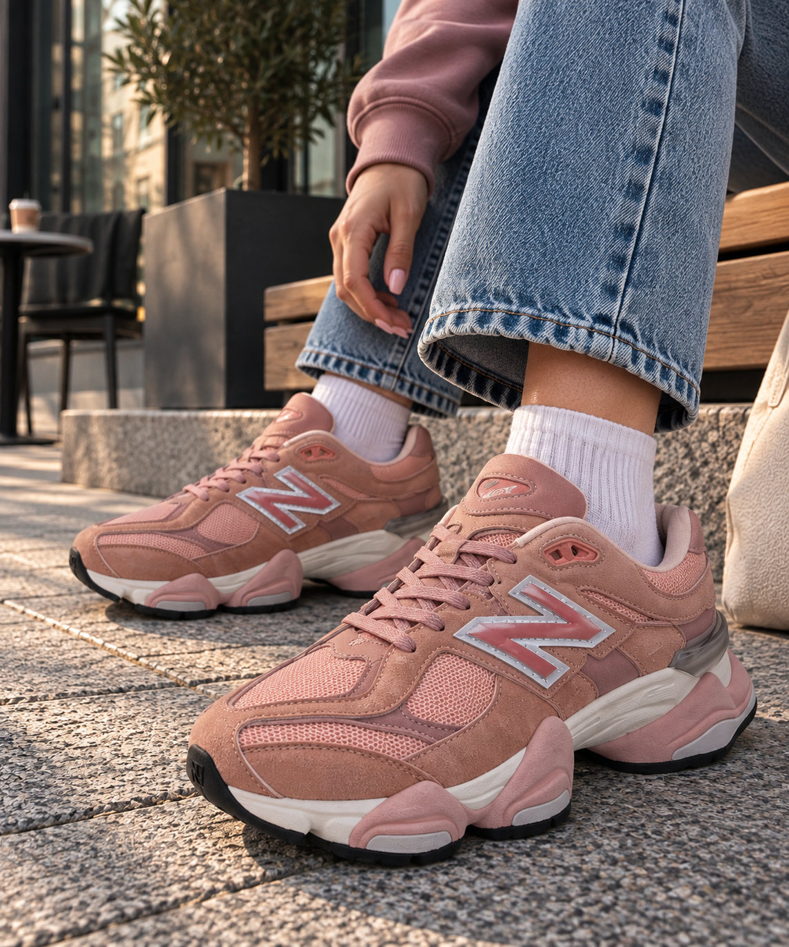 Дамски маратонки New Balance 9060 в розово