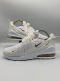 Мъжки маратонки Nike Air 270 в бяло със златисти детайли