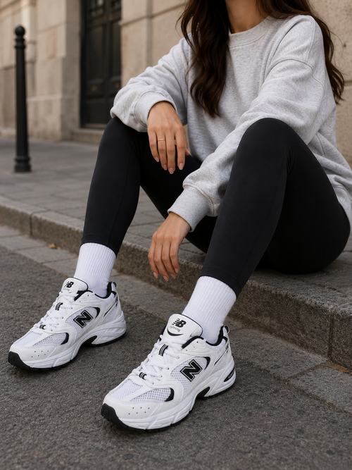 New Balance 530 – Дамски спортни обувки | Бяло/Черно